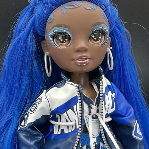 2022 Rainbow High Coco Vanderbalt Doll with Cobalt Blue/Navy/White Outfit - Picture 3 of 24