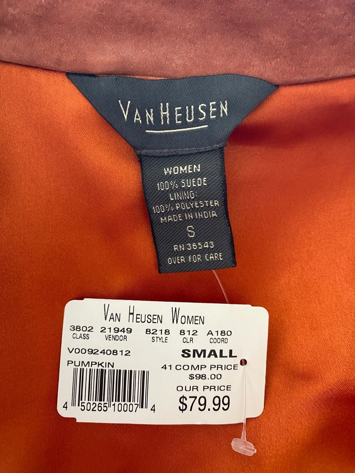 Van heusen ladies suede jacket New with tag S - Image 3 of 4