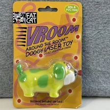 NEW Fat Cat Vroom Around the Room Doggy Laser Toy New in Box