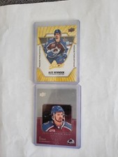 2 Various hockey cards Colorado Avalanche Alex Newhook