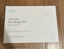 Qure LED Neck And Chest Mask Red Light Therapy Neck & Décolletage Brand New
