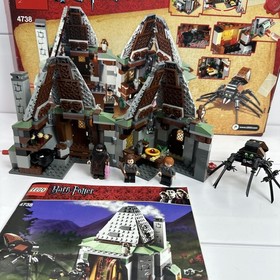 LEGO 4738 Harry Potter Hagrid&rsquo;s Hut W/Original Box, Minifigs, & Manual Read