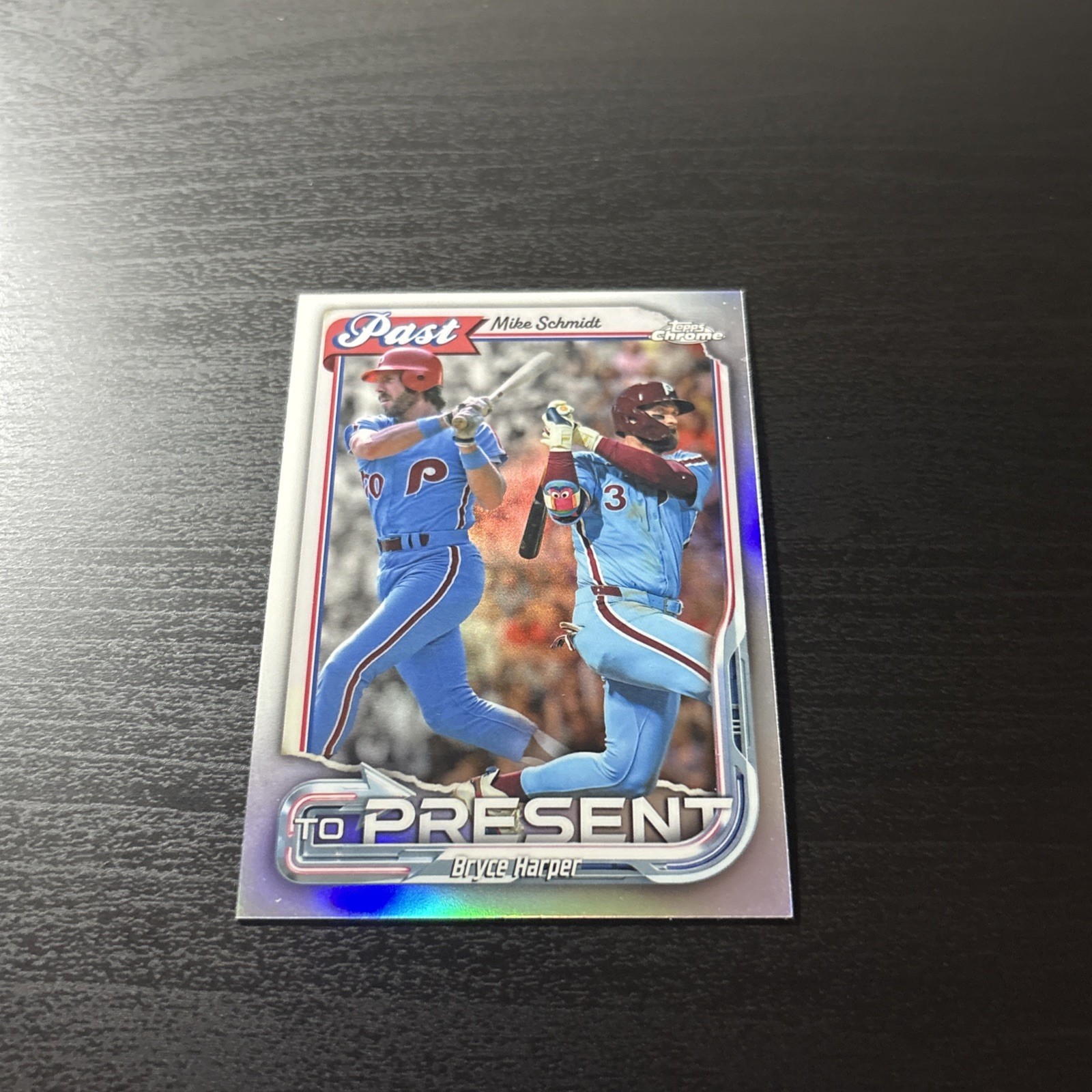 Topps Chrome 2026 Mike Schmidt Bryce Harper Phillies Past to Present #PTP-4