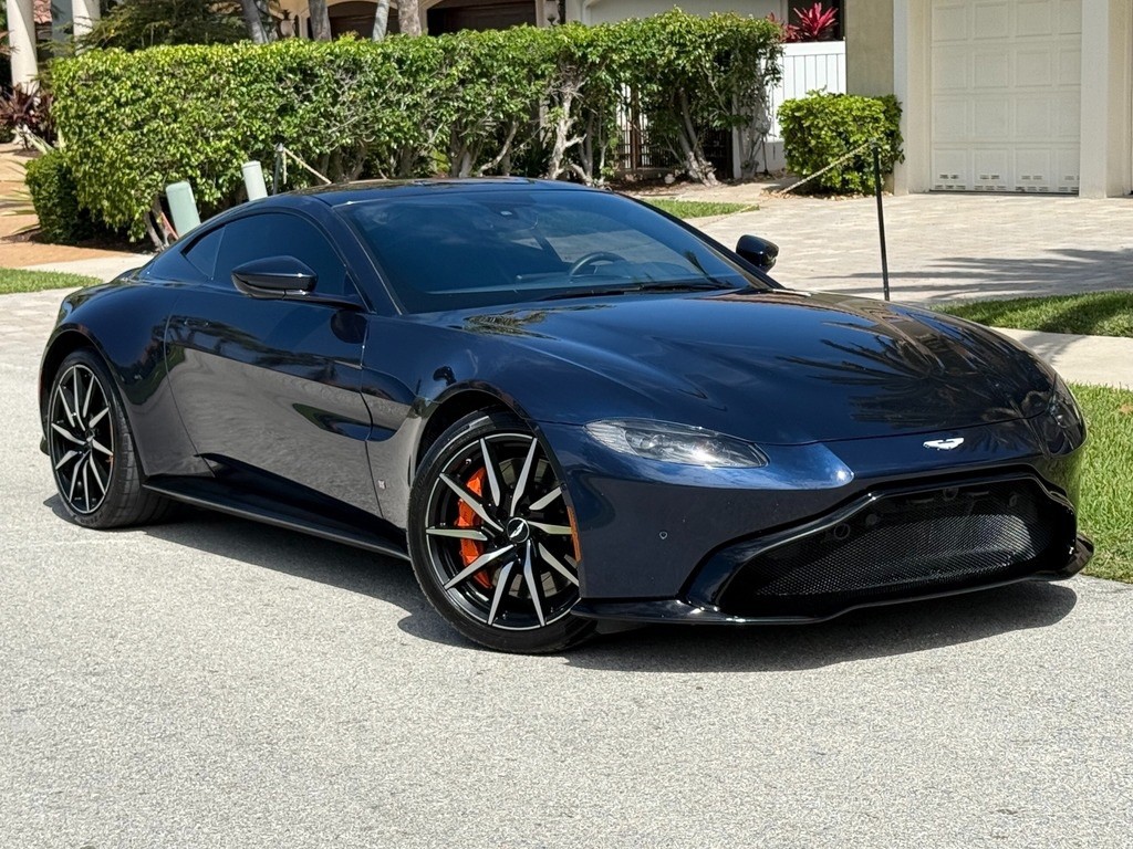2019 Aston Martin Vantage V8 TWIN TURBO COUPE - BLUE OVER...