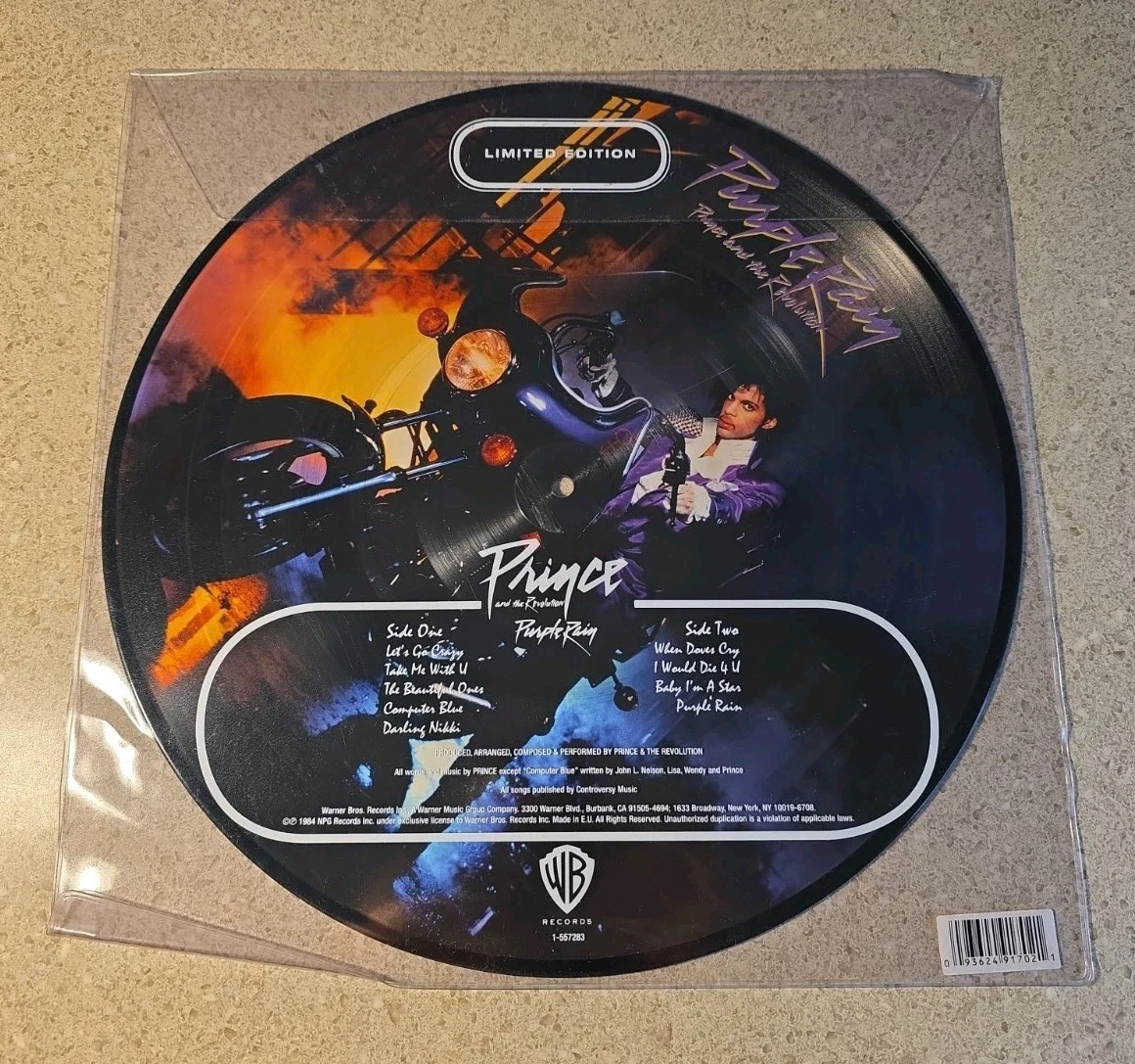 Prince Picture Disc Vinyl Records Just Listed 2026