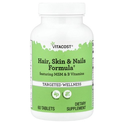 Hair, Skin & Nails Formula Featuring MSM & B Vitamins, 60 Tablets
