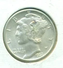 1937 MERCURY DIME