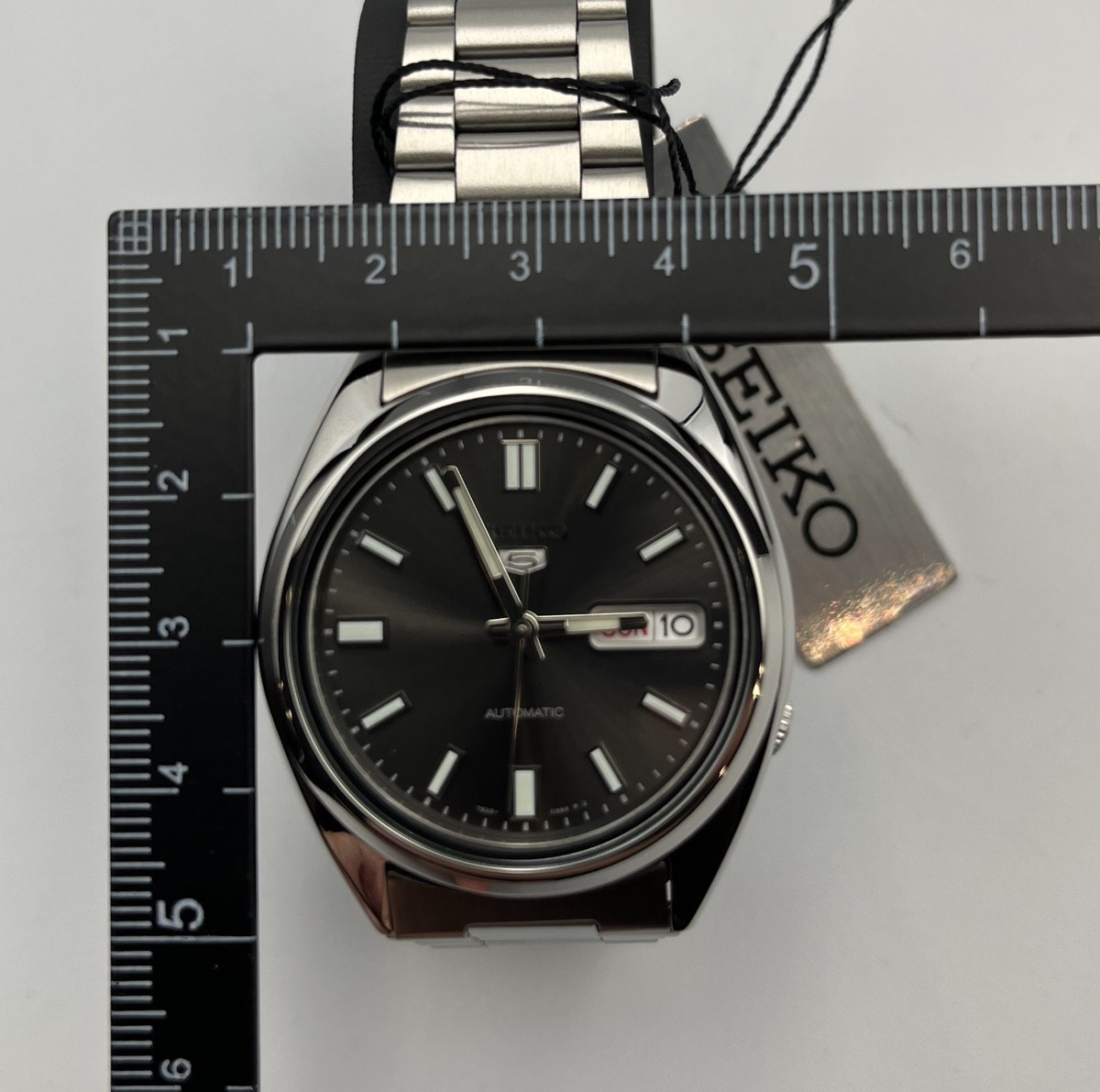 SEIKO 5 Automatic Watch 7S26-0480 Black Dial Day/Date Luminous