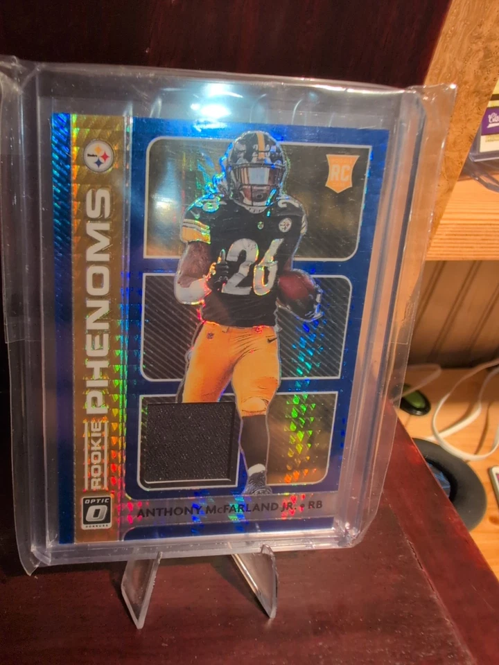 2020 Panini Donruss Optic Anthony McFarland Jr. Rookie Phenoms Patch Blue #RP-41 - Image 2 of 3