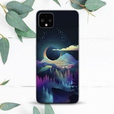 Abstract Night Forest Mountains Case For Google Pixel 2 3 3a 4 4a 5 6 7 8 XL