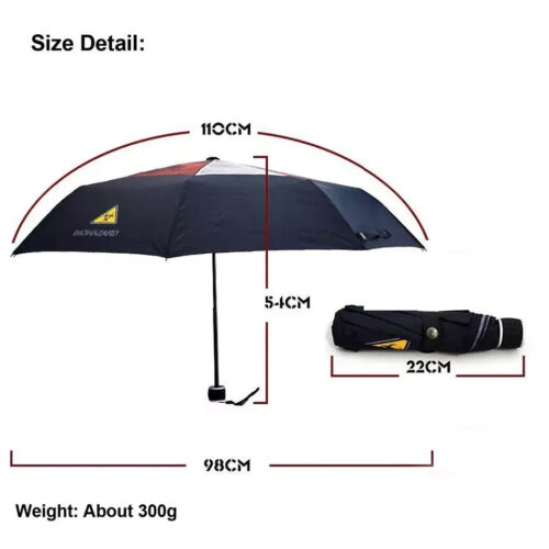Biohazard Umbrella Corporation Resident Evil Black Waterproof Folding Umbrella - Picture 4 of 4