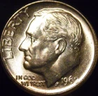 1960-D Roosevelt Dime GEM BU Uncirculated Full Bands