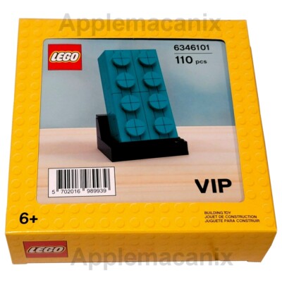 LEGO 6346101 VIP Teal Buildable Brick Promo Set Cyan Large Big