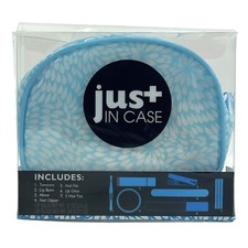 JUST IN CASE Beauty 12 Piece Beauty Emergency Kit Essentials Make Up Bag NEW NIB