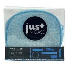 JUST IN CASE Beauty 12 Piece Beauty Emergency Kit Essentials Make Up Bag NEW NIB