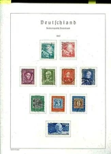 FRG 1949 - 1976 Canceled Complete In Leuchtturm Pre-Printed Album