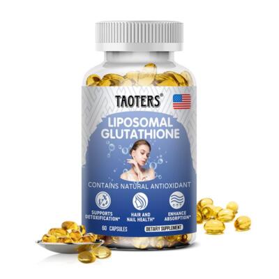 Liposomal Glutathione Pure Reduced L-Glutathione Anti Aging Skin Whitening  Detox