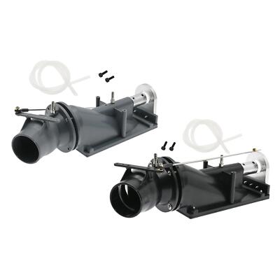 Wasserstrahlruder Strahlpumpe 40 mm 4 Blatt Propeller Vorwärts Rückwärts Auswerfer Turbo