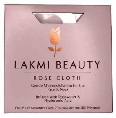 Lakmi Beauty Rose Cloth, Gentle Microexfoliation For Face & Neck..NEW!