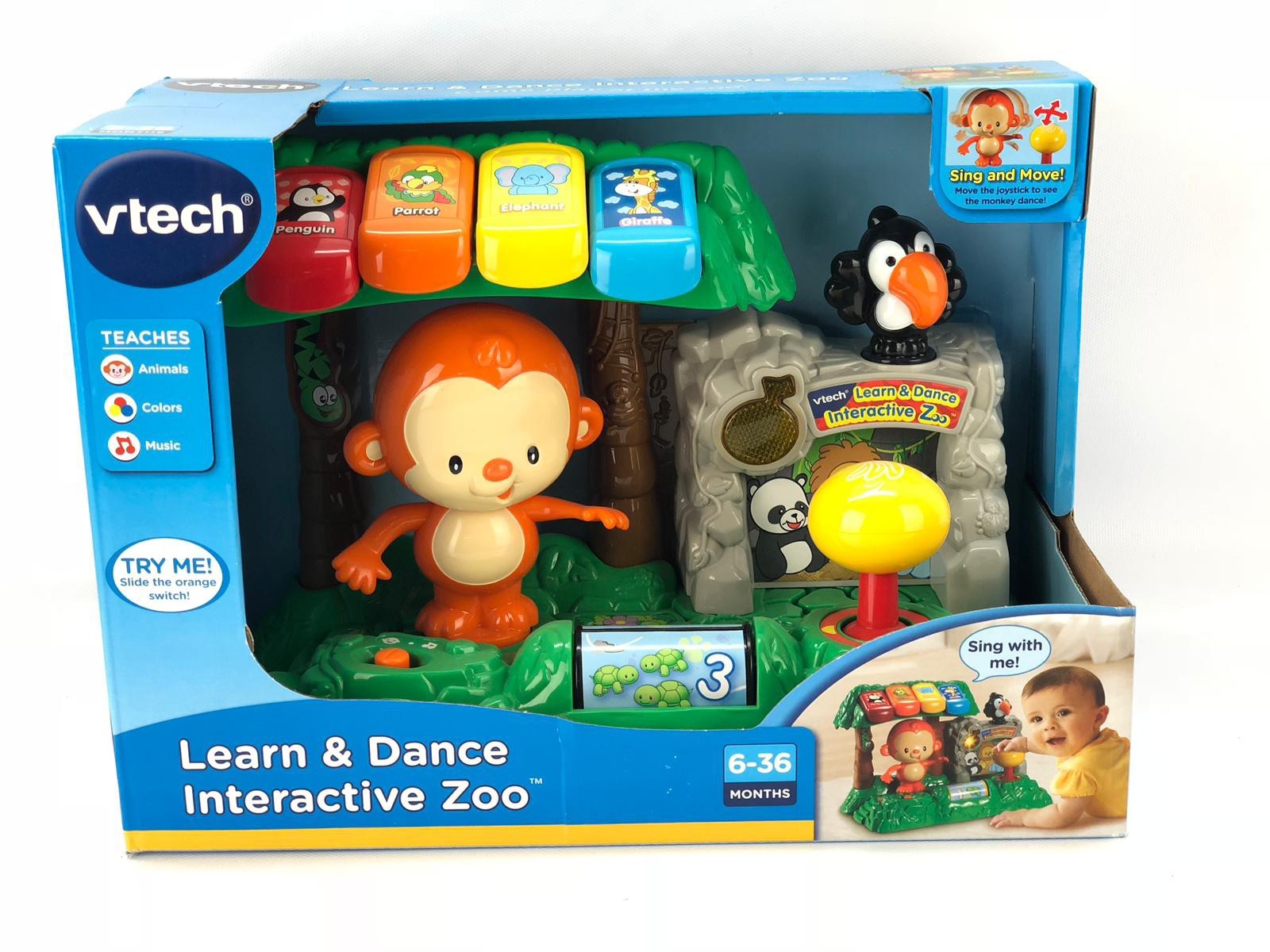 vtech learn and dance interactive zoo