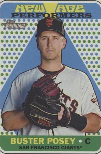 2018 Topps Heritage - Buster Posey #NAP-9 - 1 of 1