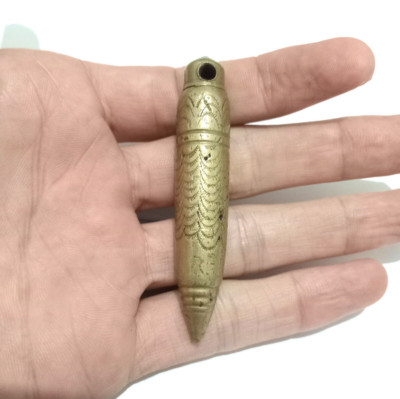 Seltener extrem alter Wikinger keltischer schwerer Artefakt Bronze Amulett großer Anhänger