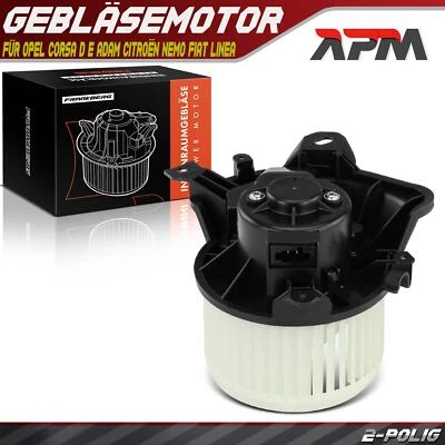 Gebläsemotor Innenraumgebläse 228W für Opel Corsa D E Fiat Punto Citroën Peugeot