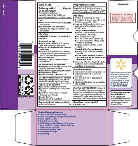 6X Equate Omeprazole acid reflux GERD reducer delayed release MINI caps 7/26 - Picture 2 of 2