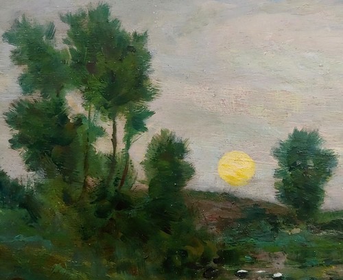 Charles Francois Daubigny - Barbizon School Sunset Landscape-19th c. - Picture 6 of 11