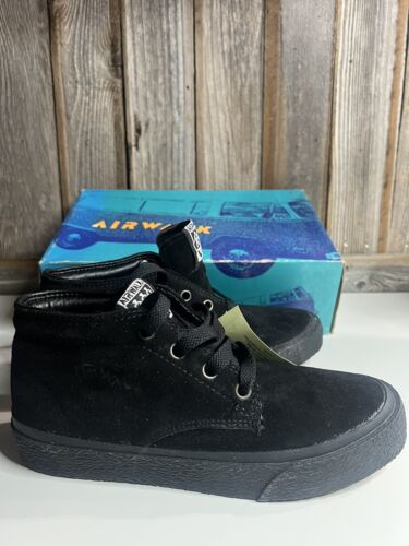 Zapatos de Patineta Retro De Colección De Retro Airwalk VIC Victim Negros Para Hombre Talla 6 1/2 RAROS - Imagen 4 de 8
