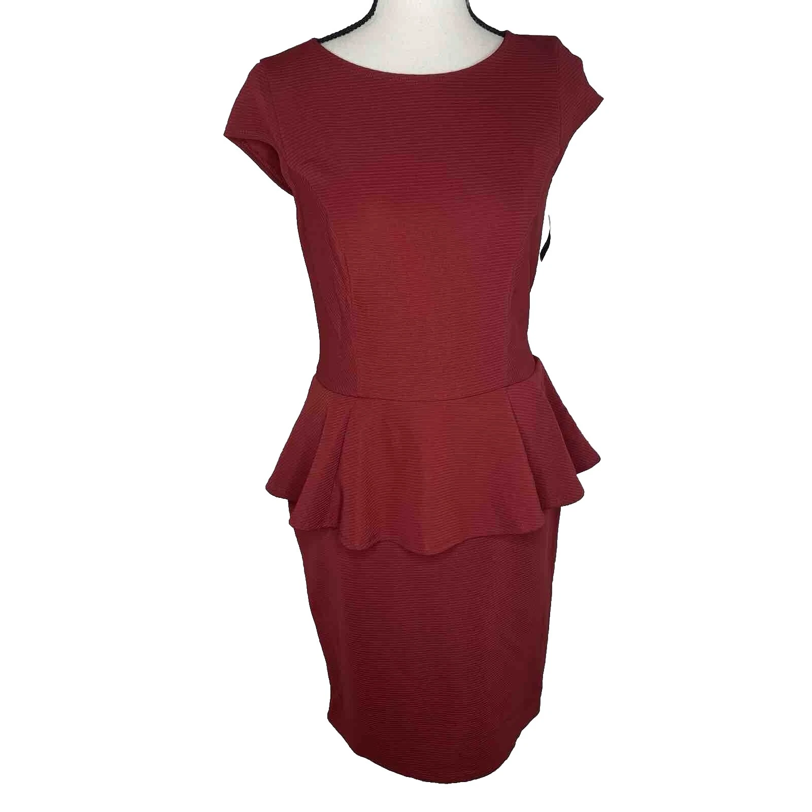 Mossimo Polyester Solid Dresses Midi