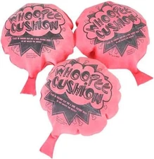 3 LARGE 8" Whoopee Cushions -  gag fart stink kid joke child prank noise maker