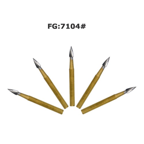 10 Pcs Dental Carbide Steel Trimming Finishing Burs Tungsten Bur FG Handpiece - Afbeelding 35 van 193