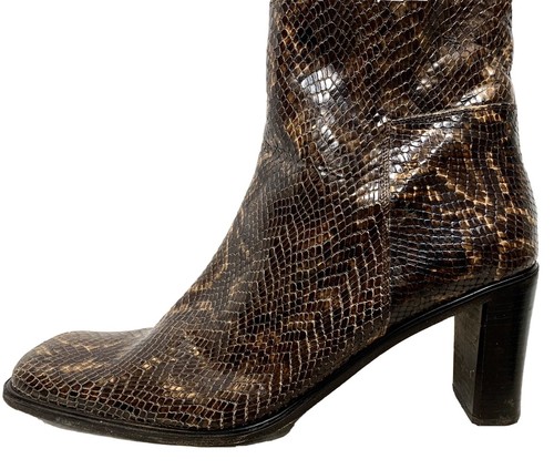 Via Spiga Snakeskin Snake Skin Leather 