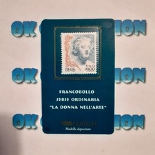1999 TESSERA FILATELICA N.5 LA DONNA NELL'ARTE 0,53 euro / 1000 lire