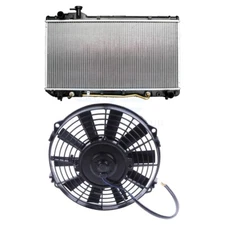 Cooling Fan&Radiator Kit For 1996-97 Toyota RAV4 Base 2-Door 4-Door 2.0L 1998CC