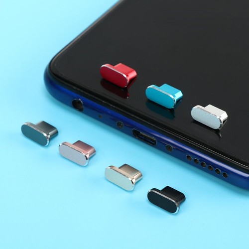 Dustproof Cover Aluminium Alloy Stopper Micro Charger Port Anti Dust Plug - Zdjęcie 4 z 11