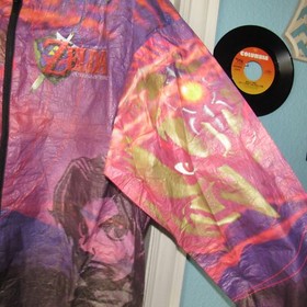 Adult 1998 Nintendo 64 Legend of Zelda Windbreaker Jacket Promo N64 NES SNES