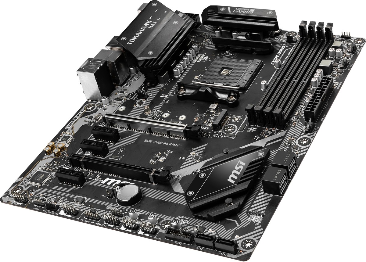 MSI B450 TOMAHAWK MAX AM4 AMD B450 USB3.2 Gen2 ATX