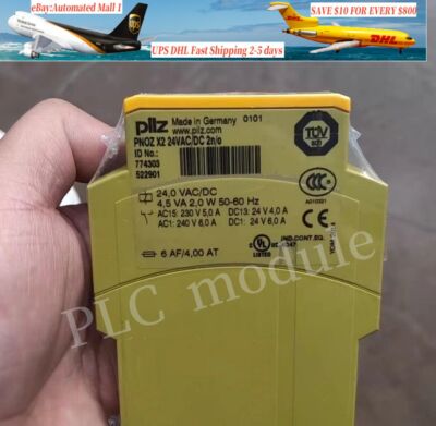 NEW PILZ 774303 PNOZ X2 24VAC/DC 2n/o Safety Relay fast shipping