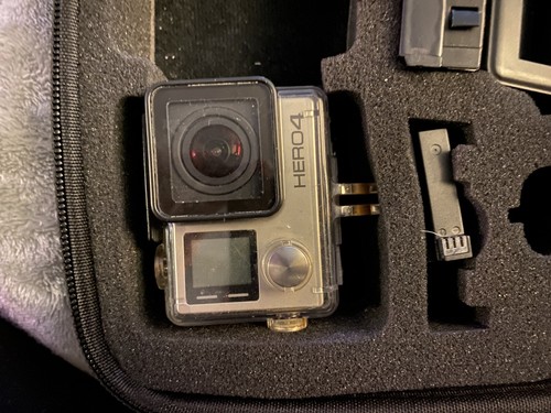 GoPro Hero4 Full Working Condition 6 Batteries, Accessories & Case Action Camera - Picture 10 of 12