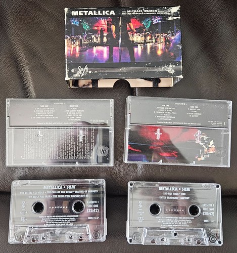 Metallica S&M 2 cassette set in original box 1999 - Picture 3 of 10