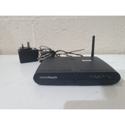 Thomson Speedtouch ST585 v6 Wireless ADSL Netzwerk Modem Router mit Netzteil