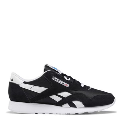 Reebok Classic Nylon Damenschuhe - Schwarz/Weiß / UK4 EU37