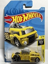 2018 Hot Wheels 102 Experimotors 6/10 CRATE RACER Yellow w/OH5/5 Sp 50th Anniv