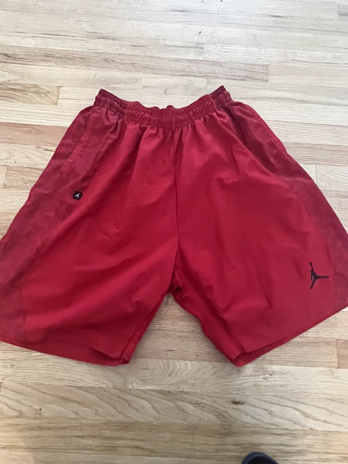 JORDAN Dri Fit Mens Basketball Shorts XXL Red White B… Gem