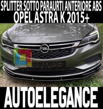Opel Astra K 2015 + Splitter Frontstoßstange Spoiler Schwarz ABS C