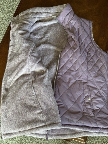 Ladies Faux Fur Reversible Vest with Pockets Casual Cozy 2XX Excellent Condition - Picture 2 of 6