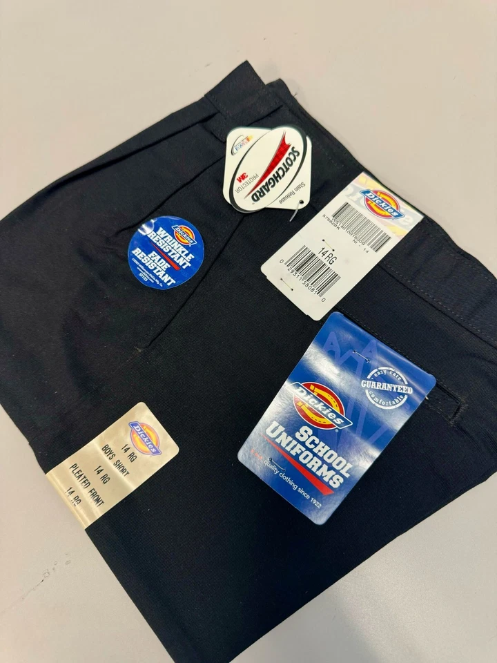 Pantalones cortos plisados Dickies 57562, negros Foto 2 de 4