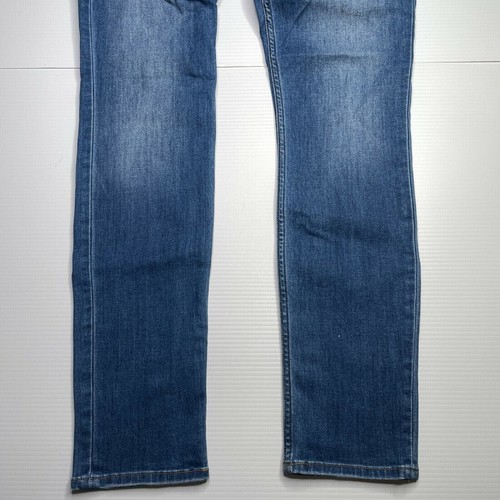 H&M Distressed Skinny Denim Jeans Womens Size 12 Waist Blue Casual Style Fit - Picture 6 of 12